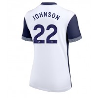 Camiseta Tottenham Hotspur Brennan Johnson #22 Primera Equipación Replica 2024-25 para mujer mangas cortas